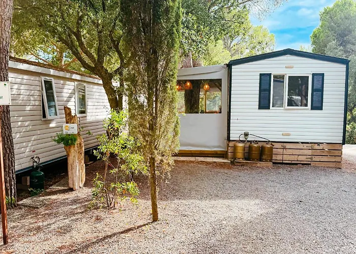 Chalets With Kitchen Outside At Camping Lei Suves - Joycasa